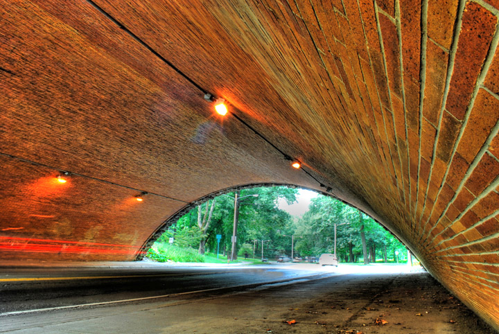 Beneath Wade Park Avenue