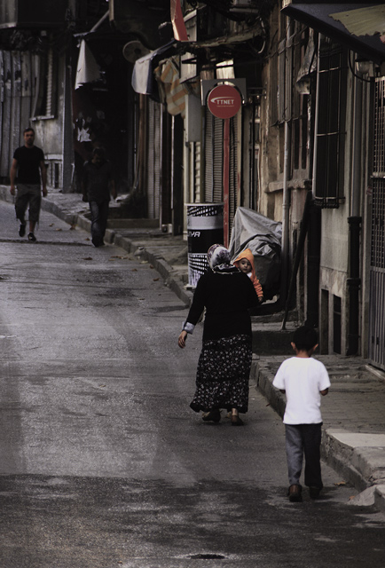 Walking the grey road