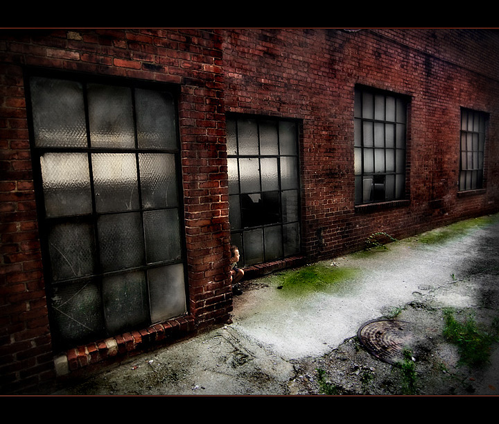 back alley