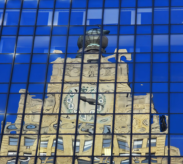 The Paramount Building Reflection