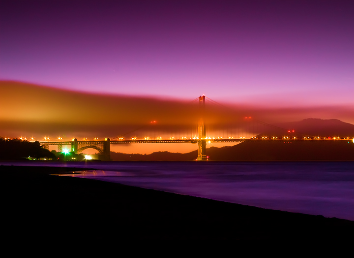 Golden Gate Bridge at Twilight