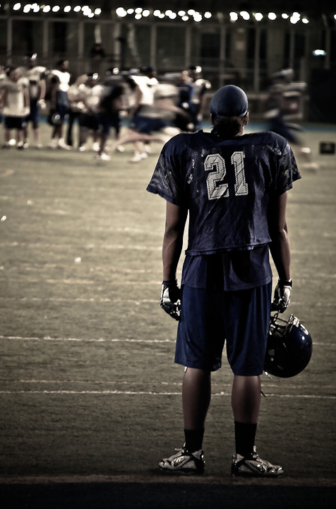 college football recruit....listen to the coach next time!