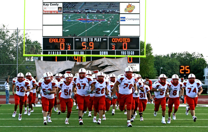 School Spirit Opening Football Game