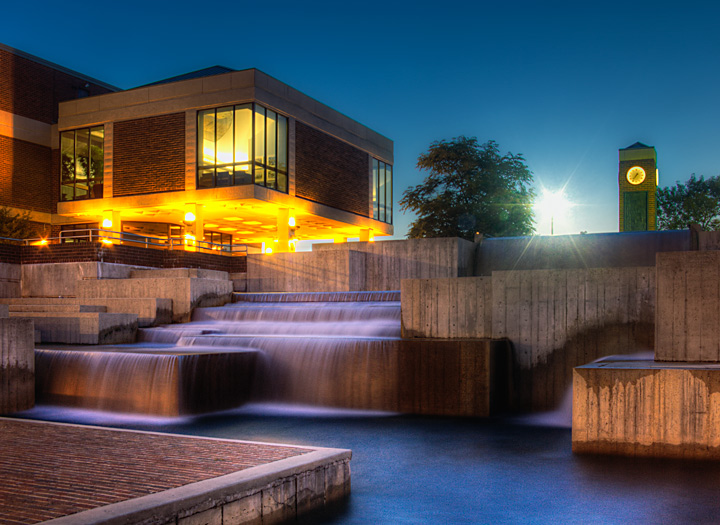 Library at Dusk