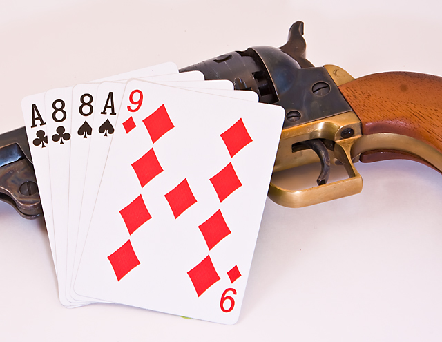 Aces & 8's with a 9 kicker, Wild Bill Hickok's last poker hand