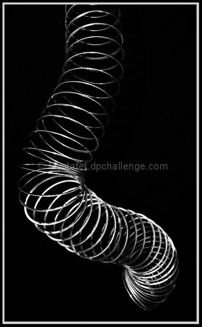 Swirling Curling Slinky