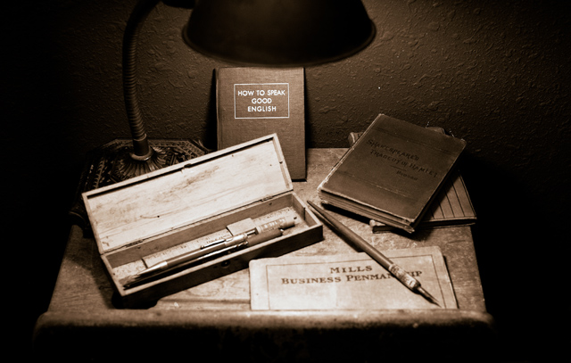 "Burnin' the midnight oil"