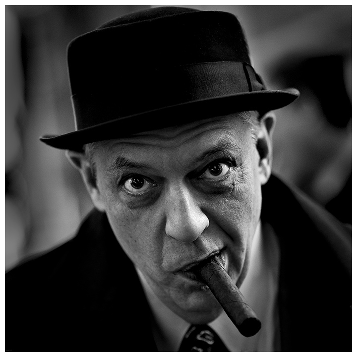 Centered Composition-Shallow DOF-Tilted Angle (Finding Weegee)