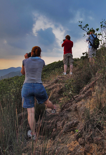 All hoping for the best shot