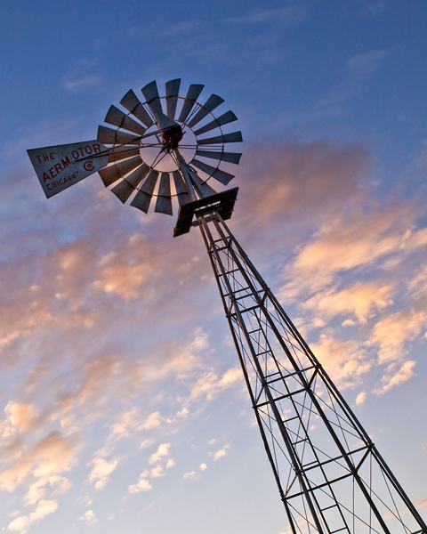 " Quixote's Adversary" (tilted windmill)