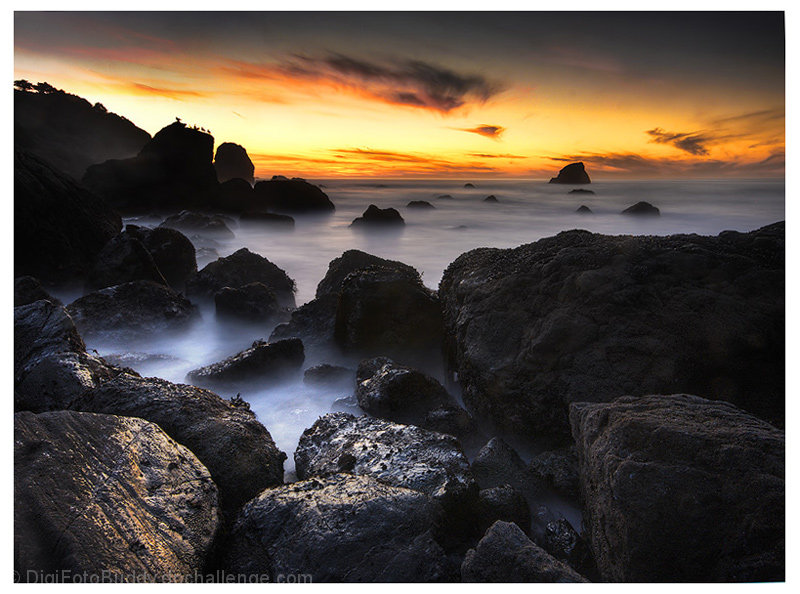Miles Rock Sunset