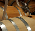 Filling New Oak Wine Barrels
