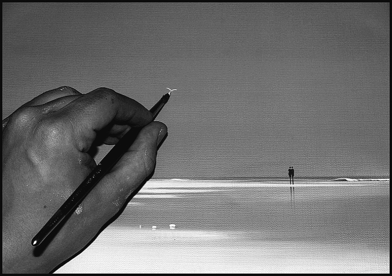 The only tools an artist needs...