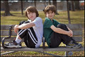 Old Friends, Sat On Their Park Bench Like Bookends