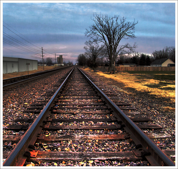 Train in the Distance