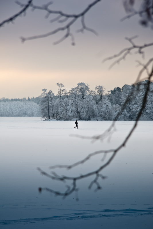 Walking on the horizon