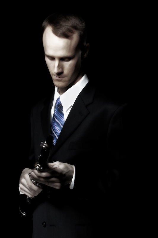 Blue Tie and Clarinet
