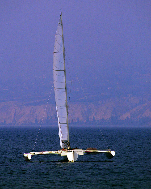 Hazy Day Sailing