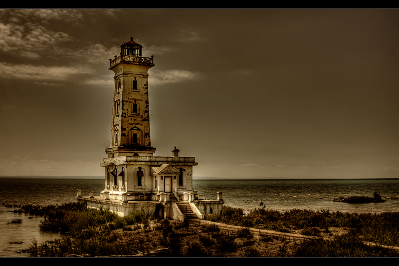 Classical Architecture in sepia