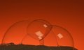 Domes on Mars