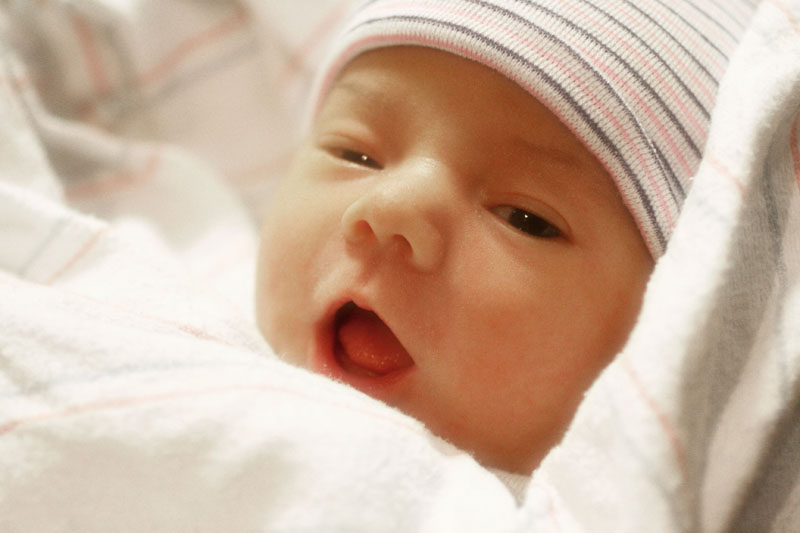 Brother's brand new baby ( day one )