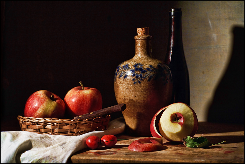 A Still Life With Apples