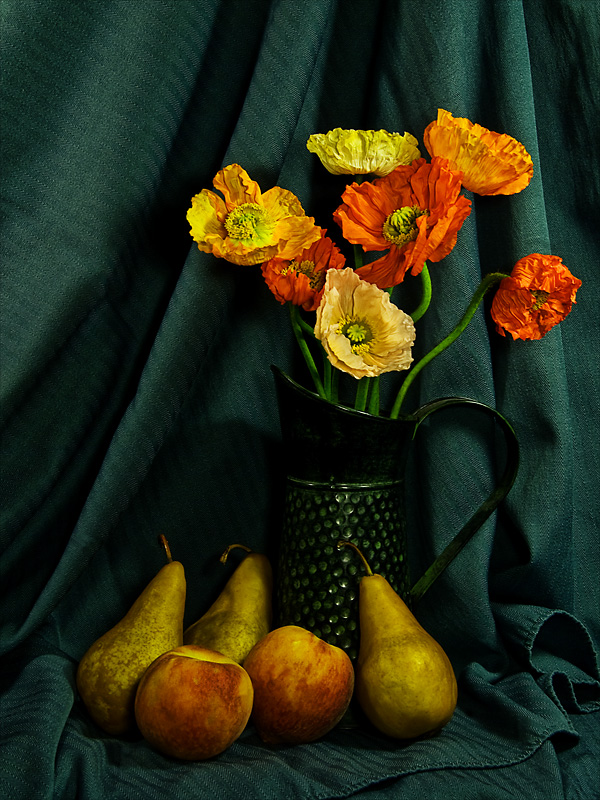 Peaches, Pears and Poppies