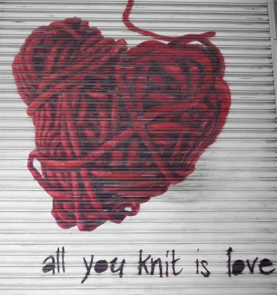 All you knit is love.