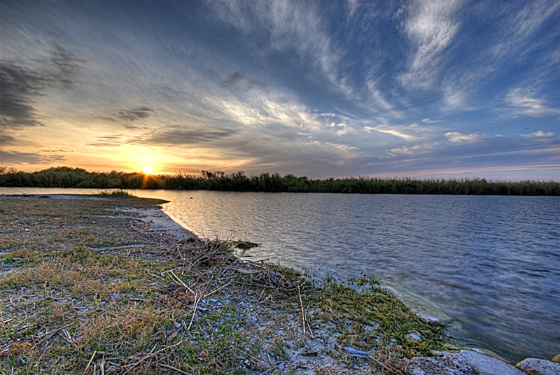 Sunset at Loxahatchee