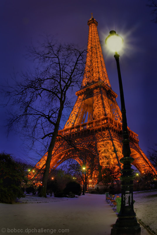 Parisian night light