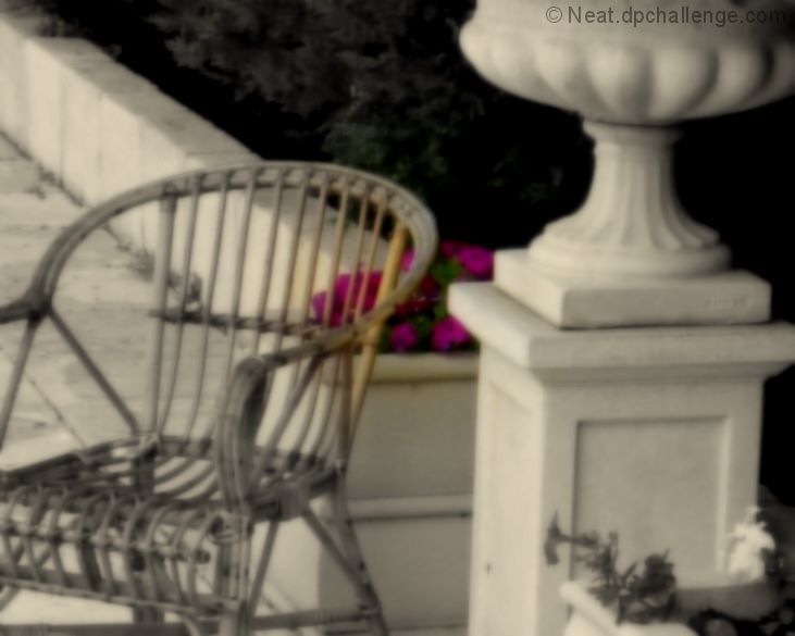 The Old cane chair