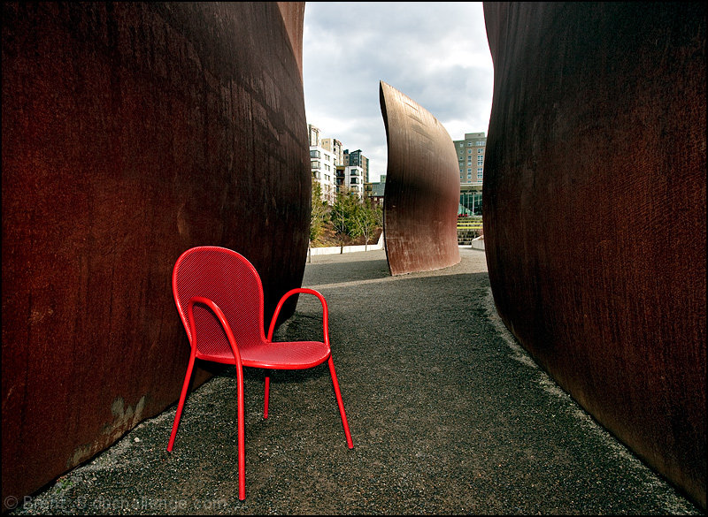 Chair Study in Orange