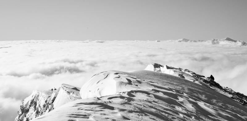 Over the sea cloud