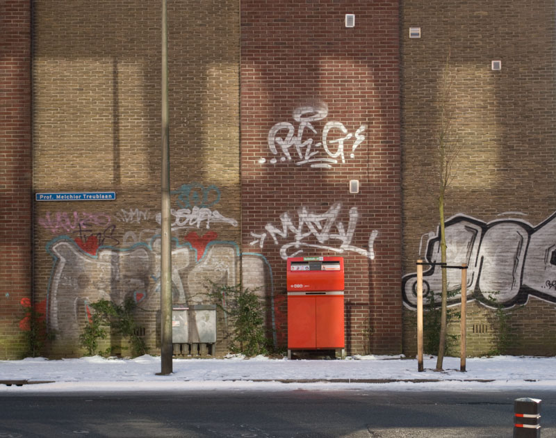 Bricks, paint and a mailbox