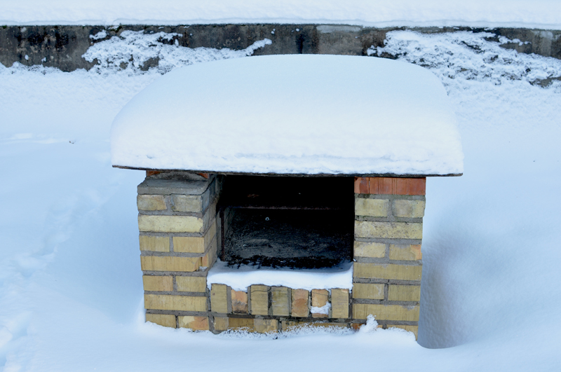 The frosen barbecue