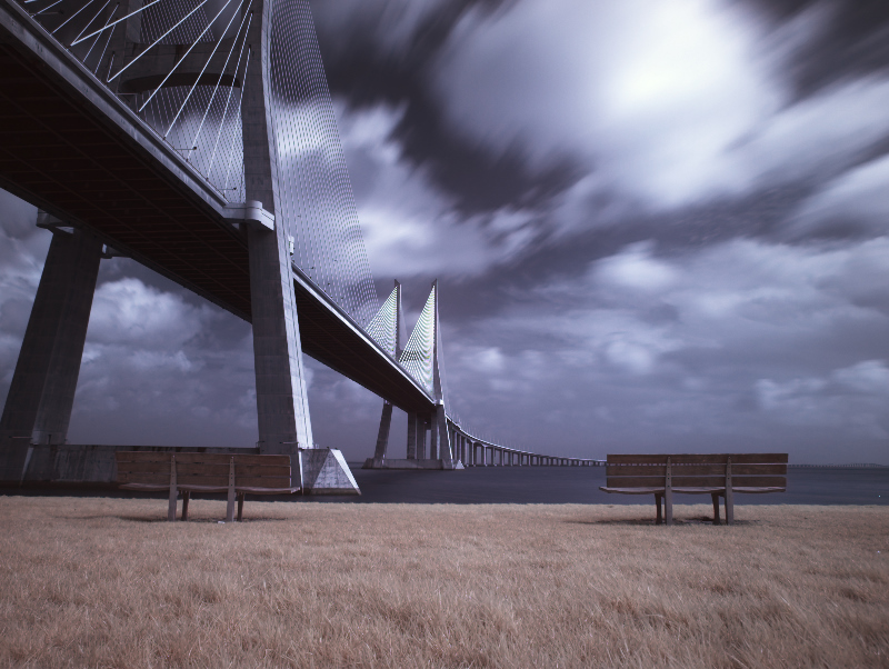 Tagus park gardens on Infrared