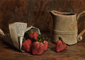 Strawberries - Inspired by "A Spilled Bag of Cherries" by Antoine Vollon