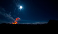 The Moonlit Volcano