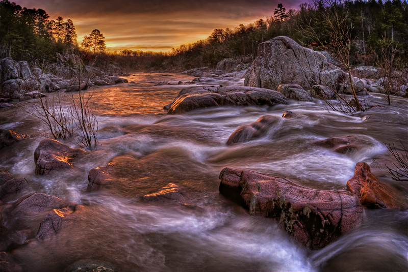 St. Francois River in Tiemann Shutins