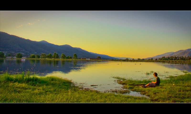 Fishing at Sunset