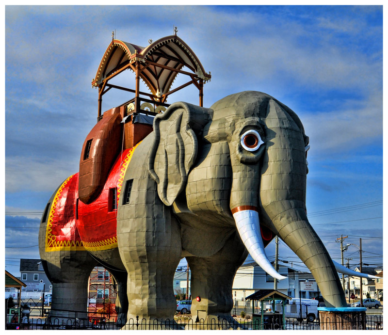"Lucy the Elephant" - Built 1882 - National  Historic Landmark