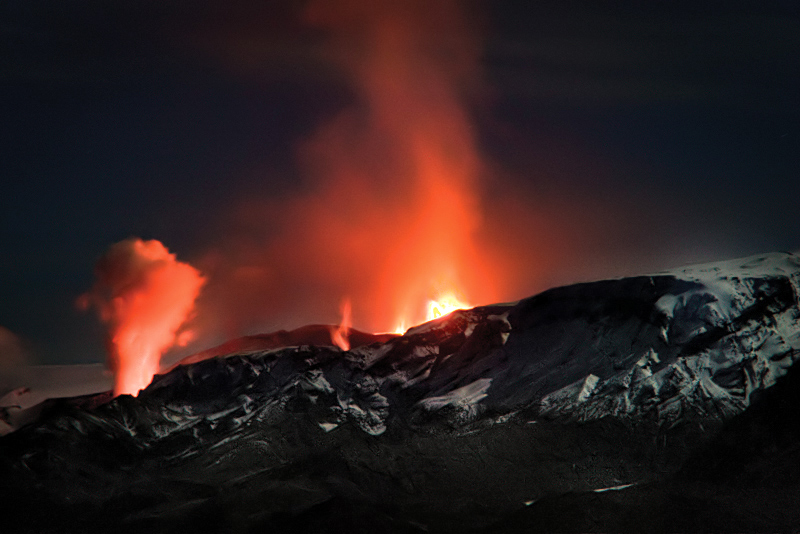 Eruption of "Islandmountainglacier"