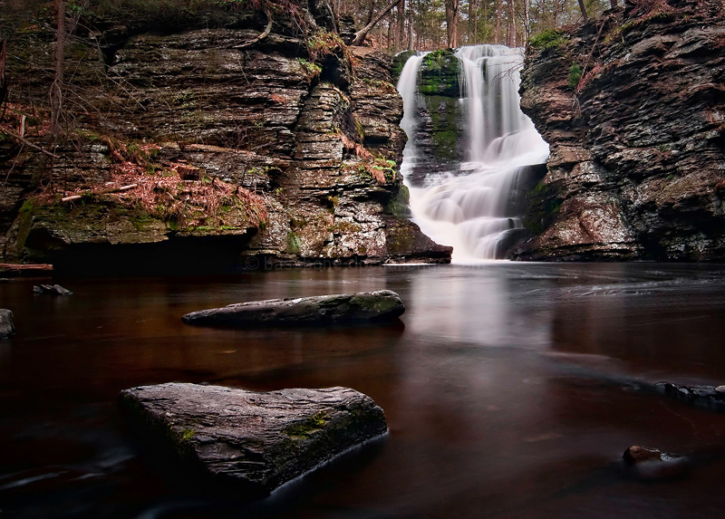 The water flows, but back into the ocean