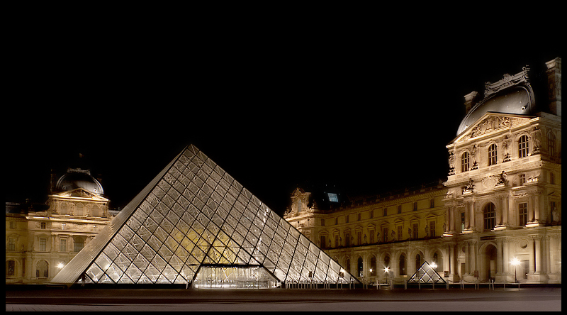 The Old With The New, All Is Quiet At The Louvre