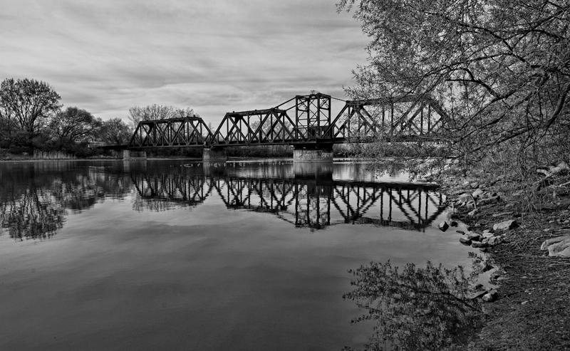 crossing the river