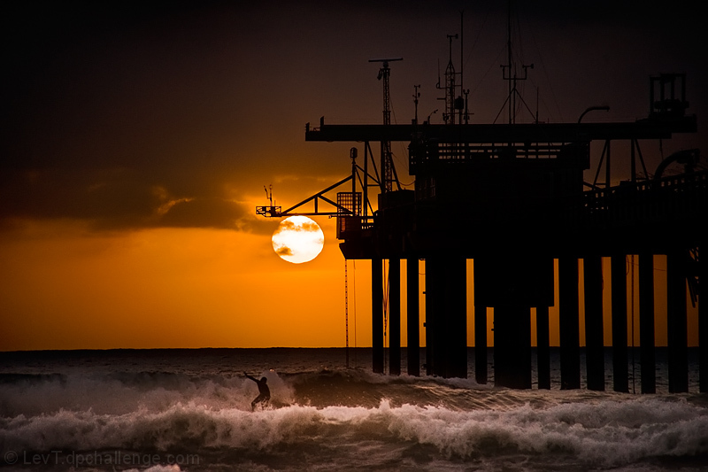 Surfing in the night