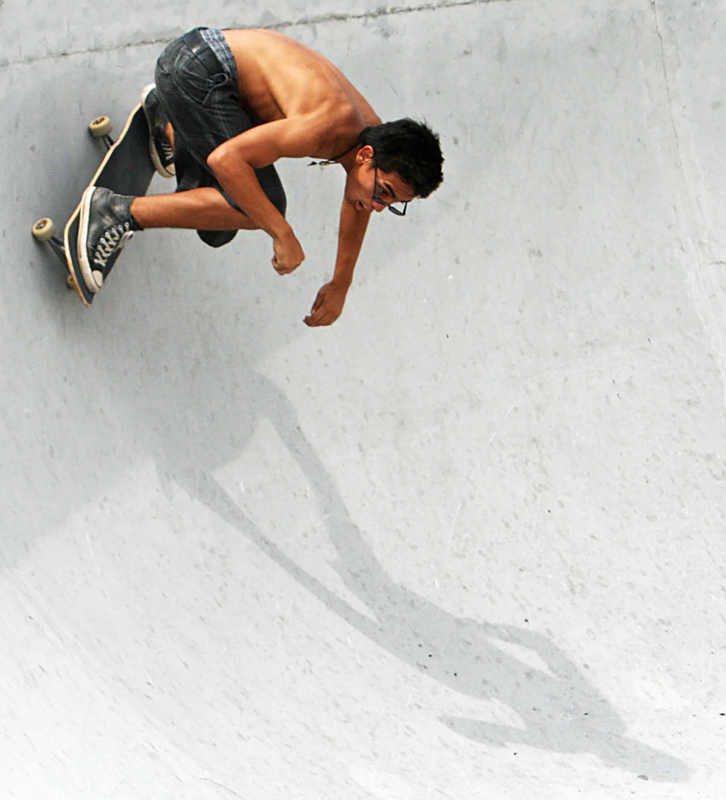 Reaching  For His Shadow