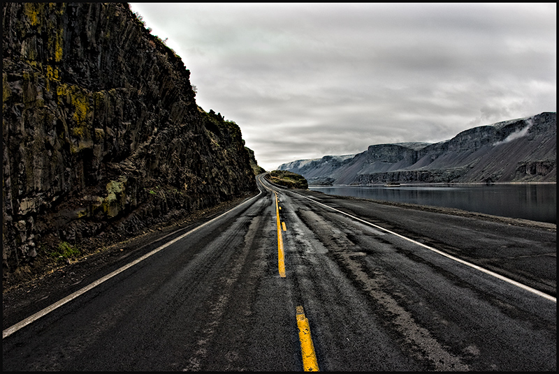 we're going up around the bend