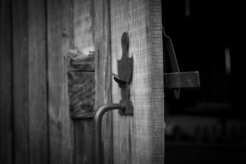 Old lock and handle