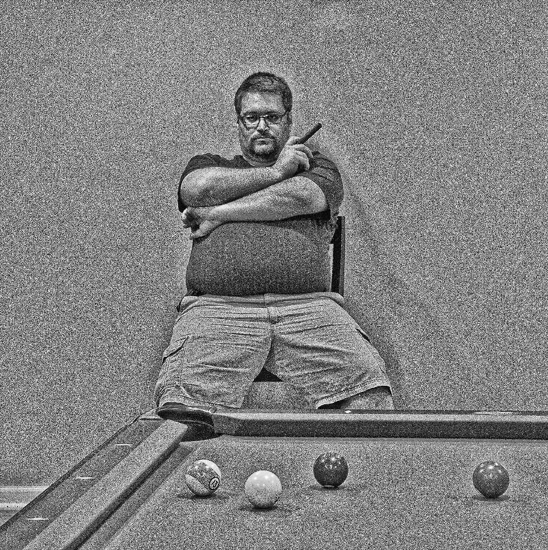 Playin' Pool and Smokin' Cigars